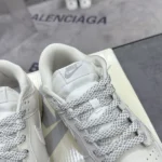 Louis Vuitton x Nike SB Dunk Low Grey And White Sneaker
