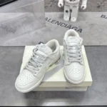 Louis Vuitton x Nike SB Dunk Low Grey And White Sneaker