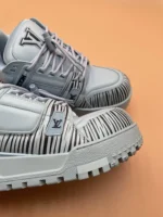 Louis Vuitton x Park Seo-Bo LV Trainer Maxi Sneaker Blue