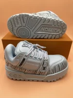 Louis Vuitton x Park Seo-Bo LV Trainer Maxi Sneaker Blue
