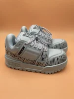 Louis Vuitton x Park Seo-Bo LV Trainer Maxi Sneaker Blue
