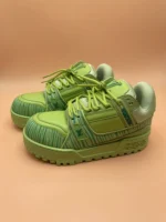 Louis Vuitton x Park Seo-Bo LV Trainer Maxi Sneaker Green