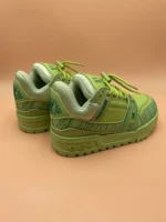 Louis Vuitton x Park Seo-Bo LV Trainer Maxi Sneaker Green