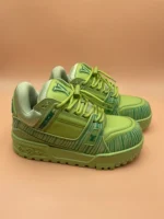 Louis Vuitton x Park Seo-Bo LV Trainer Maxi Sneaker Green
