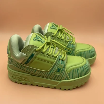 Louis Vuitton x Park Seo-Bo LV Trainer Maxi Sneaker Green