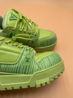 Louis Vuitton x Park Seo-Bo LV Trainer Maxi Sneaker Green