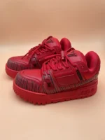 Louis Vuitton x Park Seo-Bo LV Trainer Maxi Sneaker Red