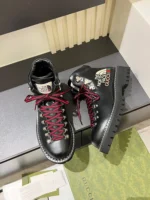 The North Face x Gucci men's Ankle Boot Black