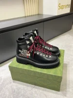The North Face x Gucci men's Ankle Boot Black