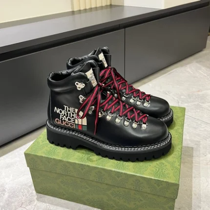 The North Face x Gucci men's Ankle Boot Black