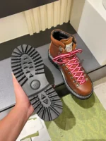 The North Face x Gucci men's Ankle Boot Brown