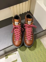 The North Face x Gucci men's Ankle Boot Brown