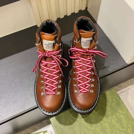 The North Face x Gucci men's Ankle Boot Brown