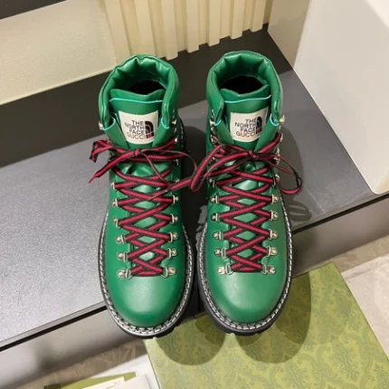 The North Face x Gucci men's Ankle Boot Green