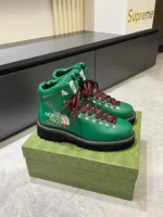 The North Face x Gucci men's Ankle Boot Green
