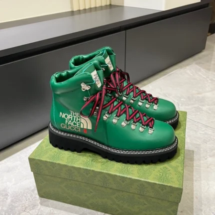 The North Face x Gucci men's Ankle Boot Green